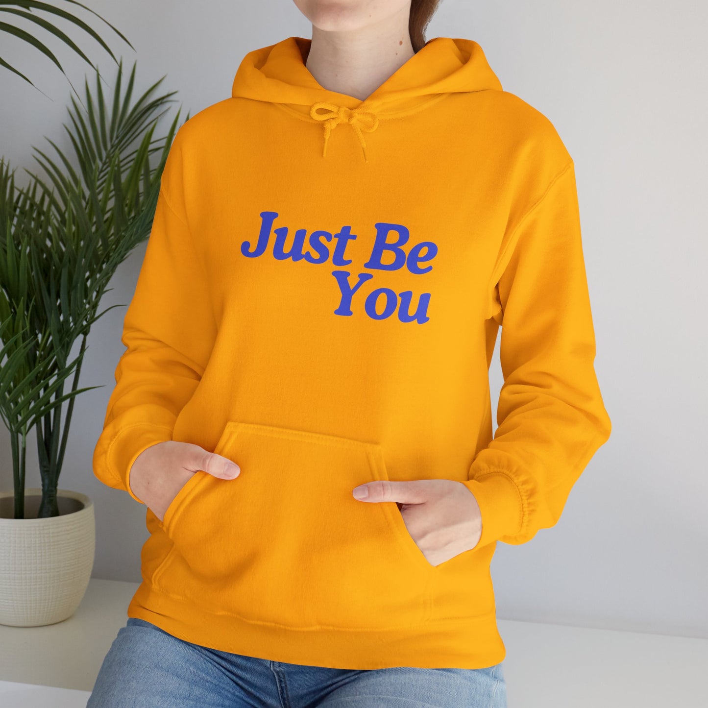 Just Be You Unisex Heavy Blend Hoodie - Inspirational Sweatshirt for Everyday Comfort