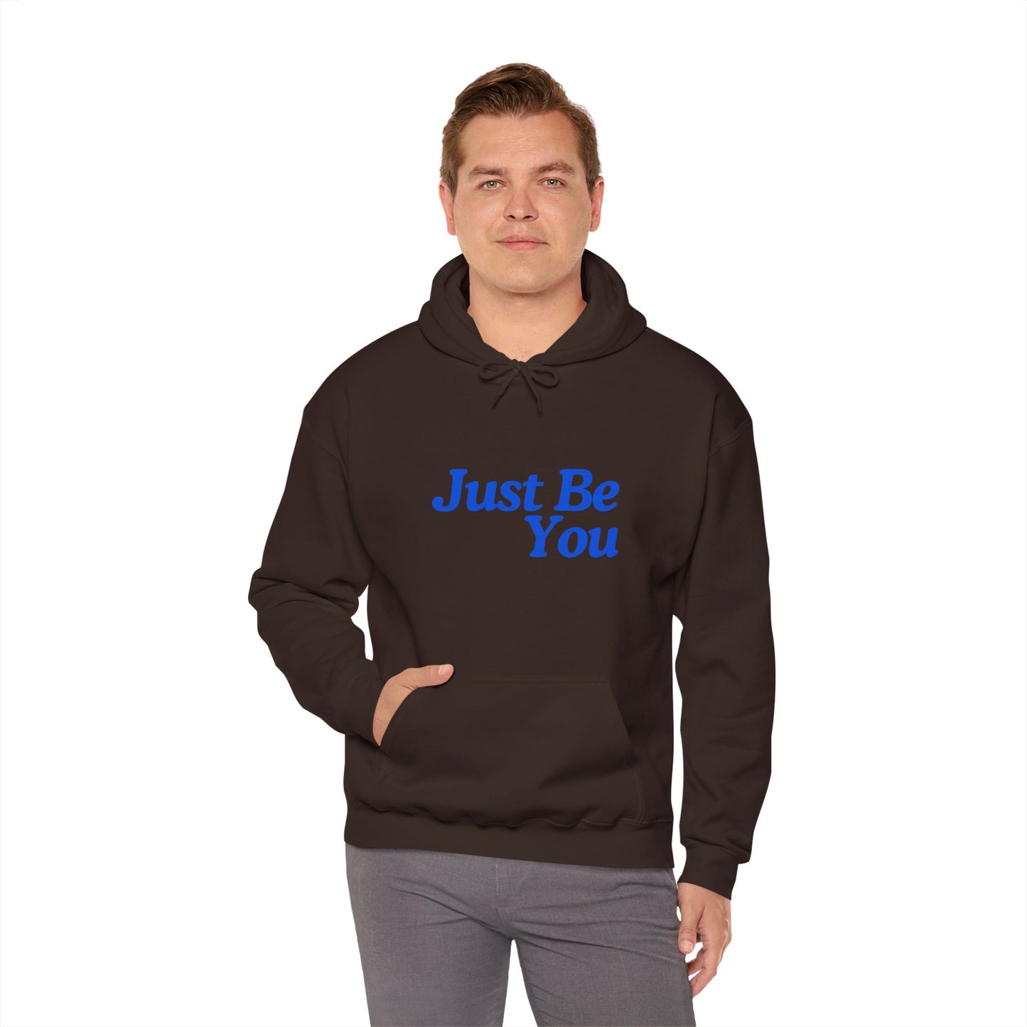Just Be You Unisex Heavy Blend Hoodie - Inspirational Sweatshirt for Everyday Comfort