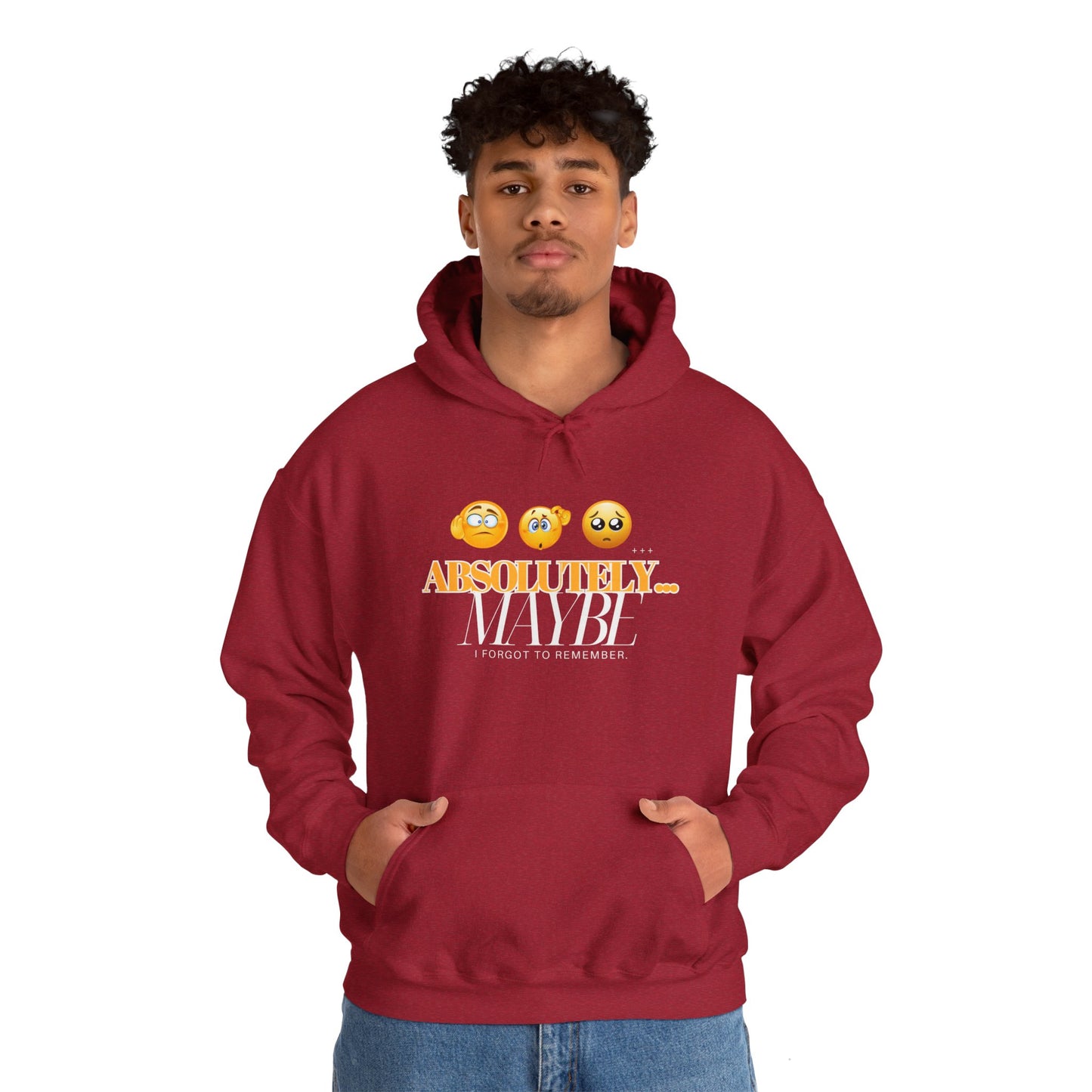 Absolutely Emoticon Unisex Heavy Blend™ Hooded Sweatshirt