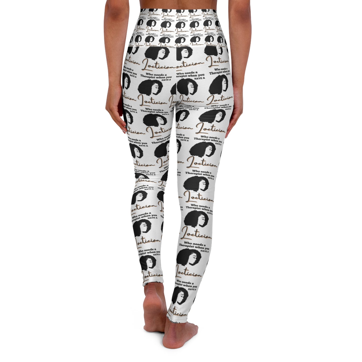 Empowering High Waisted Yoga Leggings for Active Women - Inspiring 'Intuition' Design