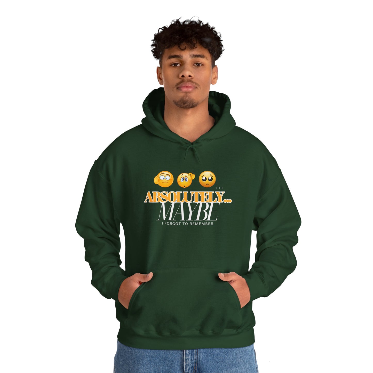 Absolutely Emoticon Unisex Heavy Blend™ Hooded Sweatshirt