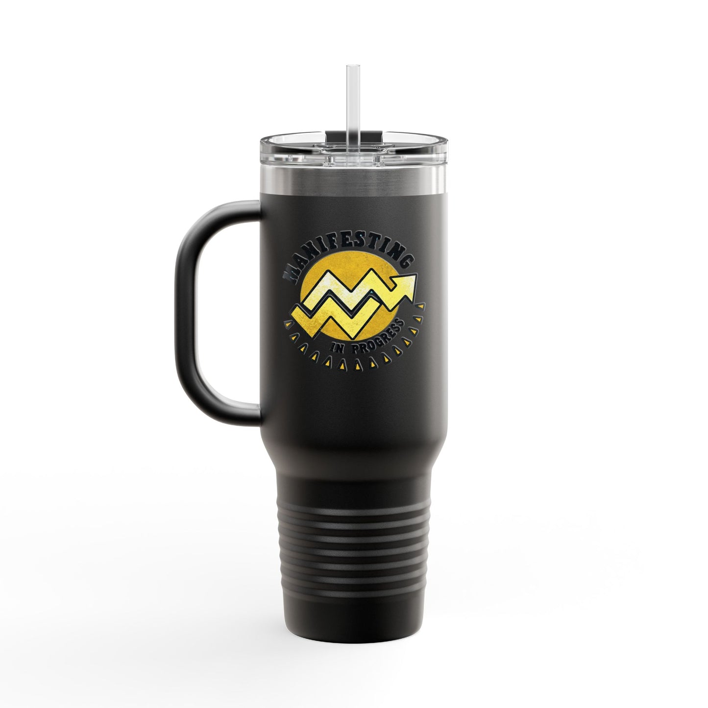 Manifesting in Progress Insulated Travel Mug - 40oz