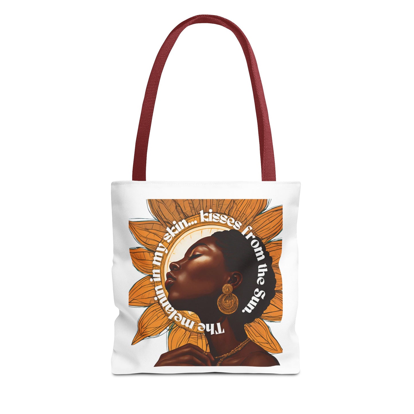 Sunflower Kiss Tote Bag - Empowering Design for Everyday Use