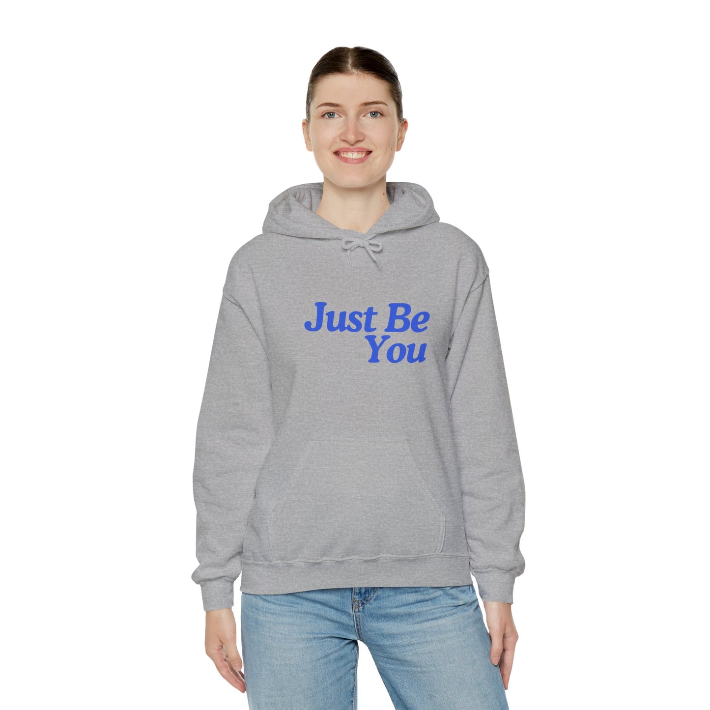 Just Be You Unisex Heavy Blend Hoodie - Inspirational Sweatshirt for Everyday Comfort