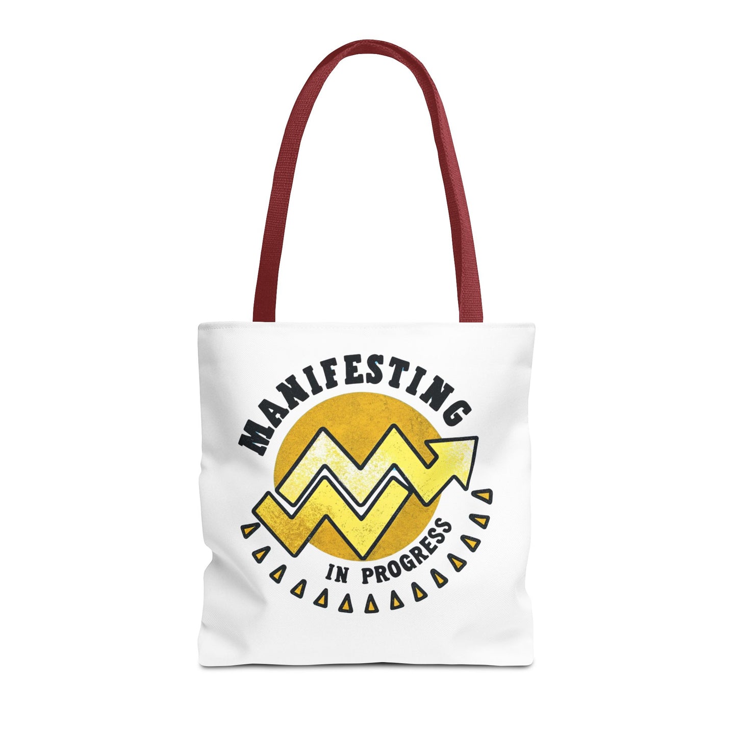 Manifesting in Progress Tote Bag – Eco-Friendly and Stylish Carry-All for Dreamers