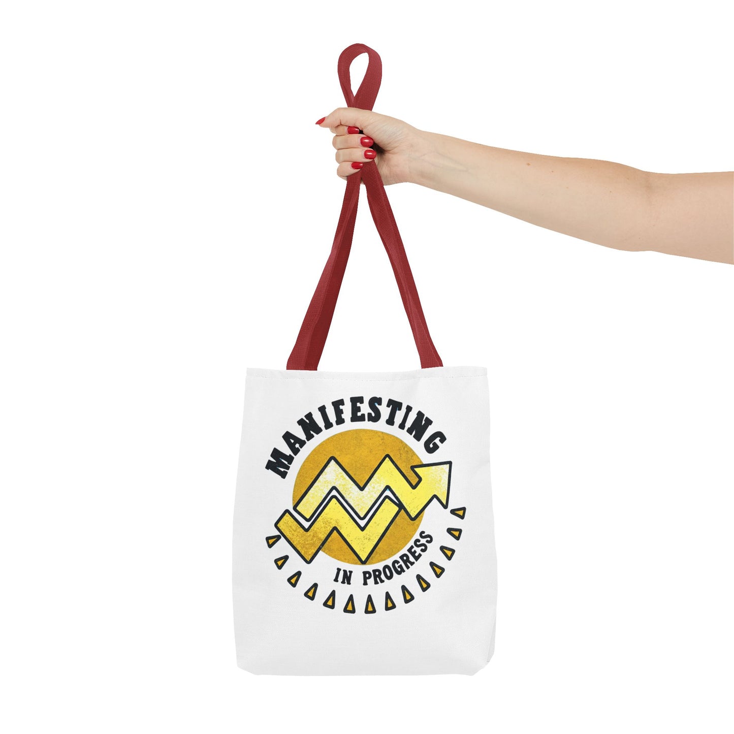 Manifesting in Progress Tote Bag – Eco-Friendly and Stylish Carry-All for Dreamers