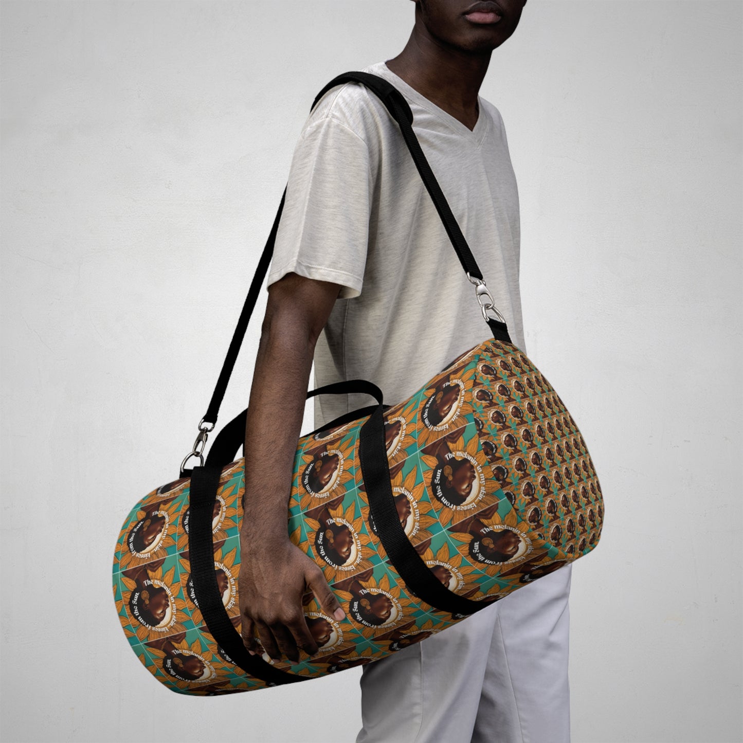 Cultural Heritage Duffel Bag - Stylish Travel Bag with Unique Pattern