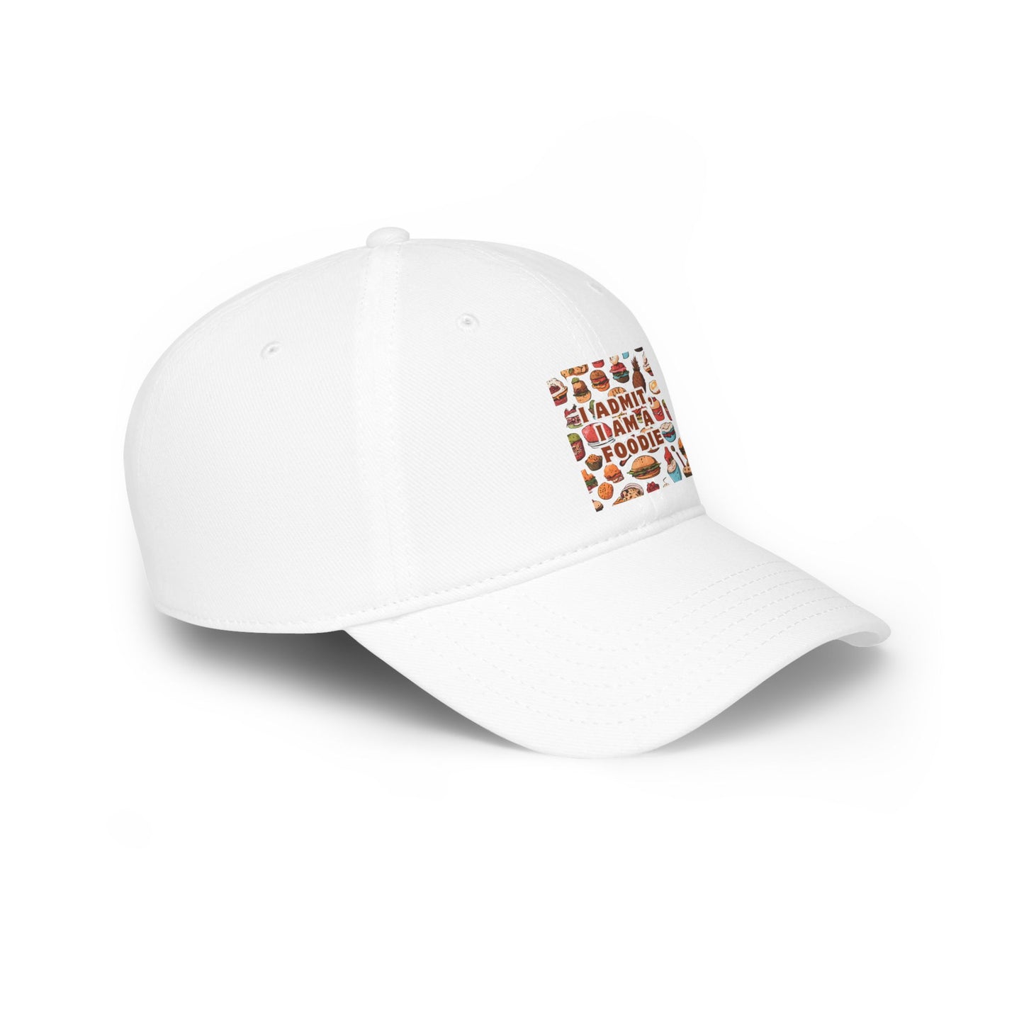 Funny Foodie Low Profile Baseball Cap - Perfect for Food Lovers