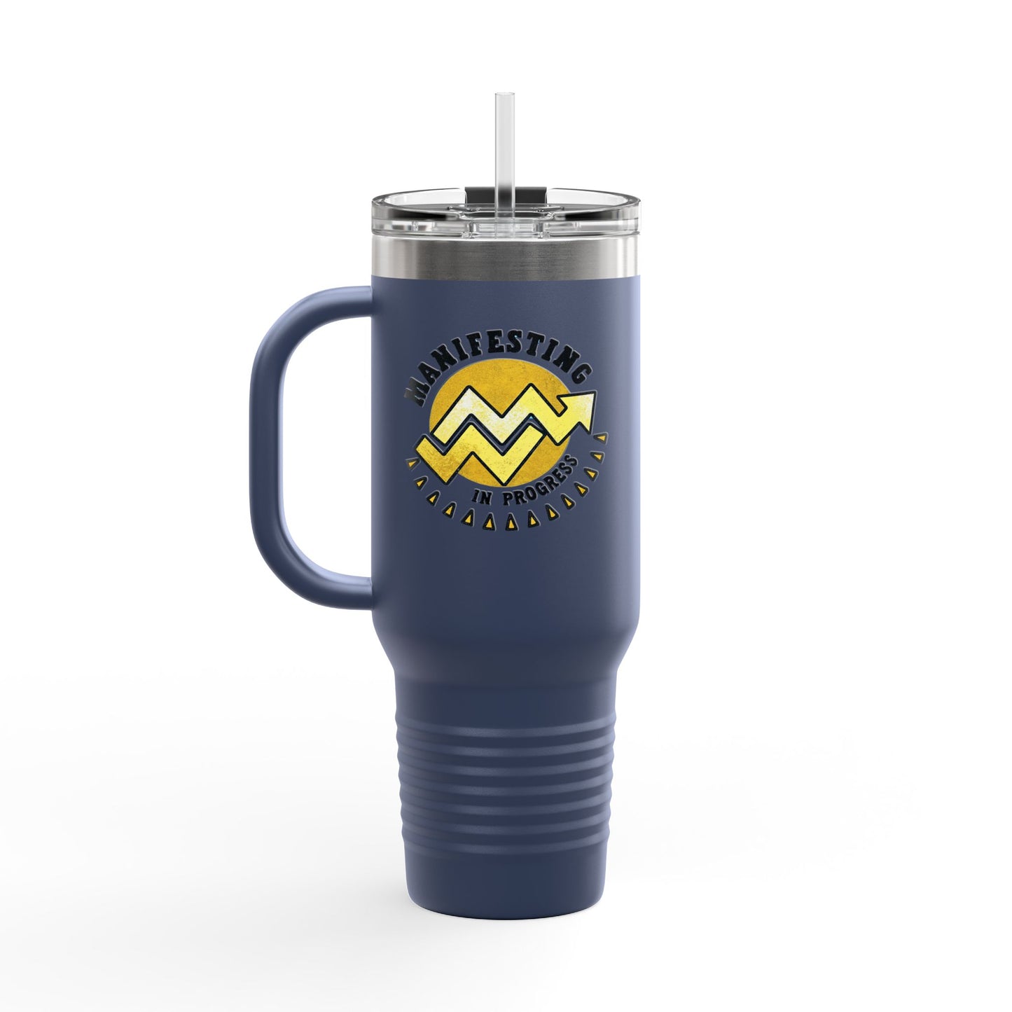 Manifesting in Progress Insulated Travel Mug - 40oz