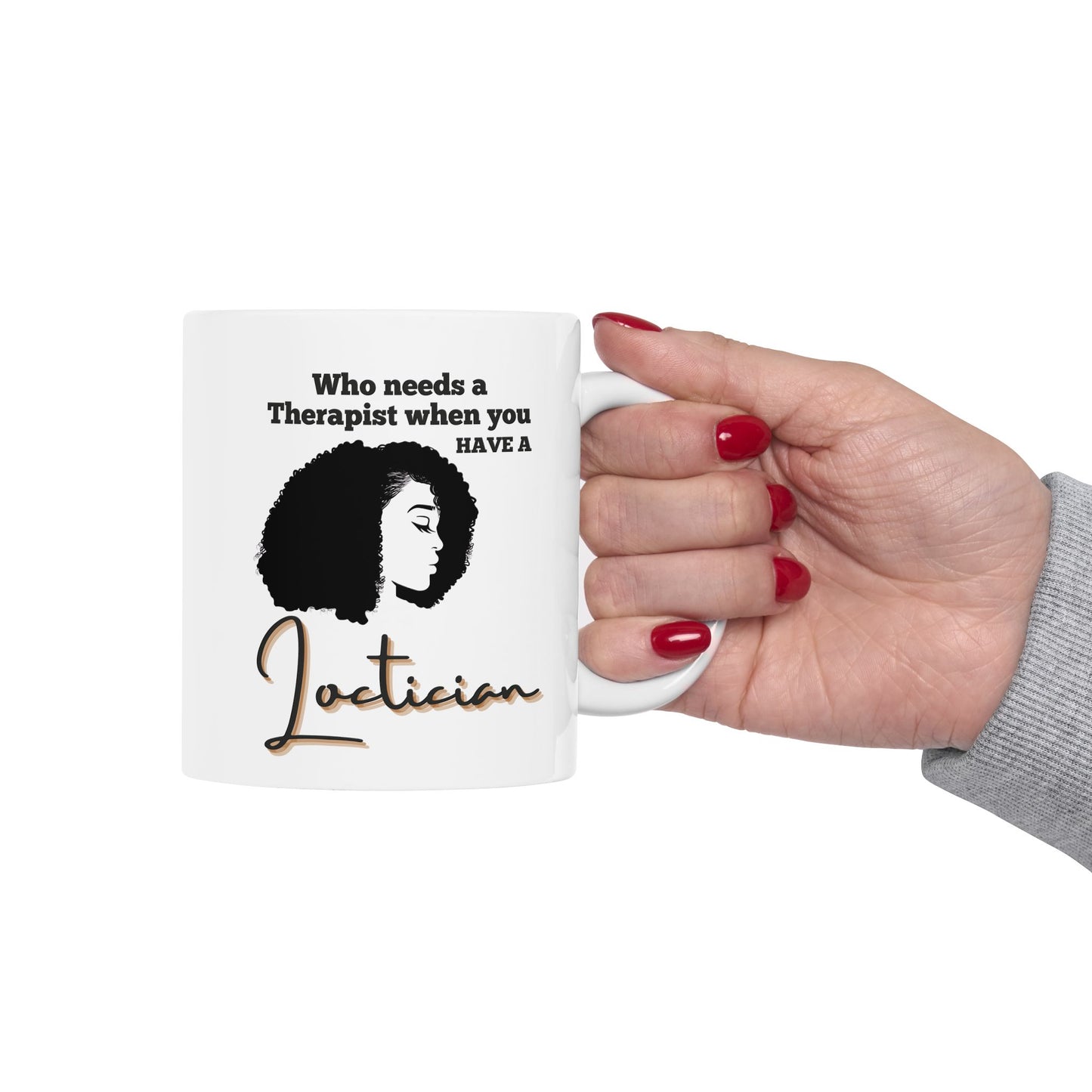 Inspirational Ceramic Mug - Perfect for Self-Care and Mental Health Awareness
