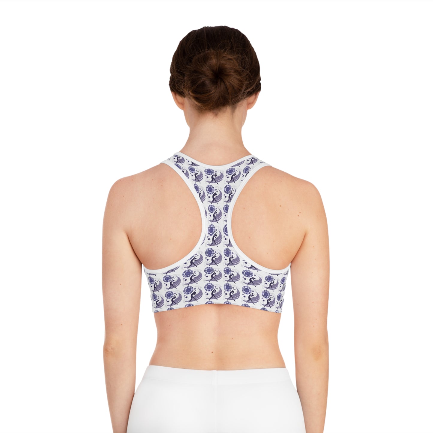 Stylish Cosmic Sports Bra - Comfortable Activewear for Yoga and Fitness