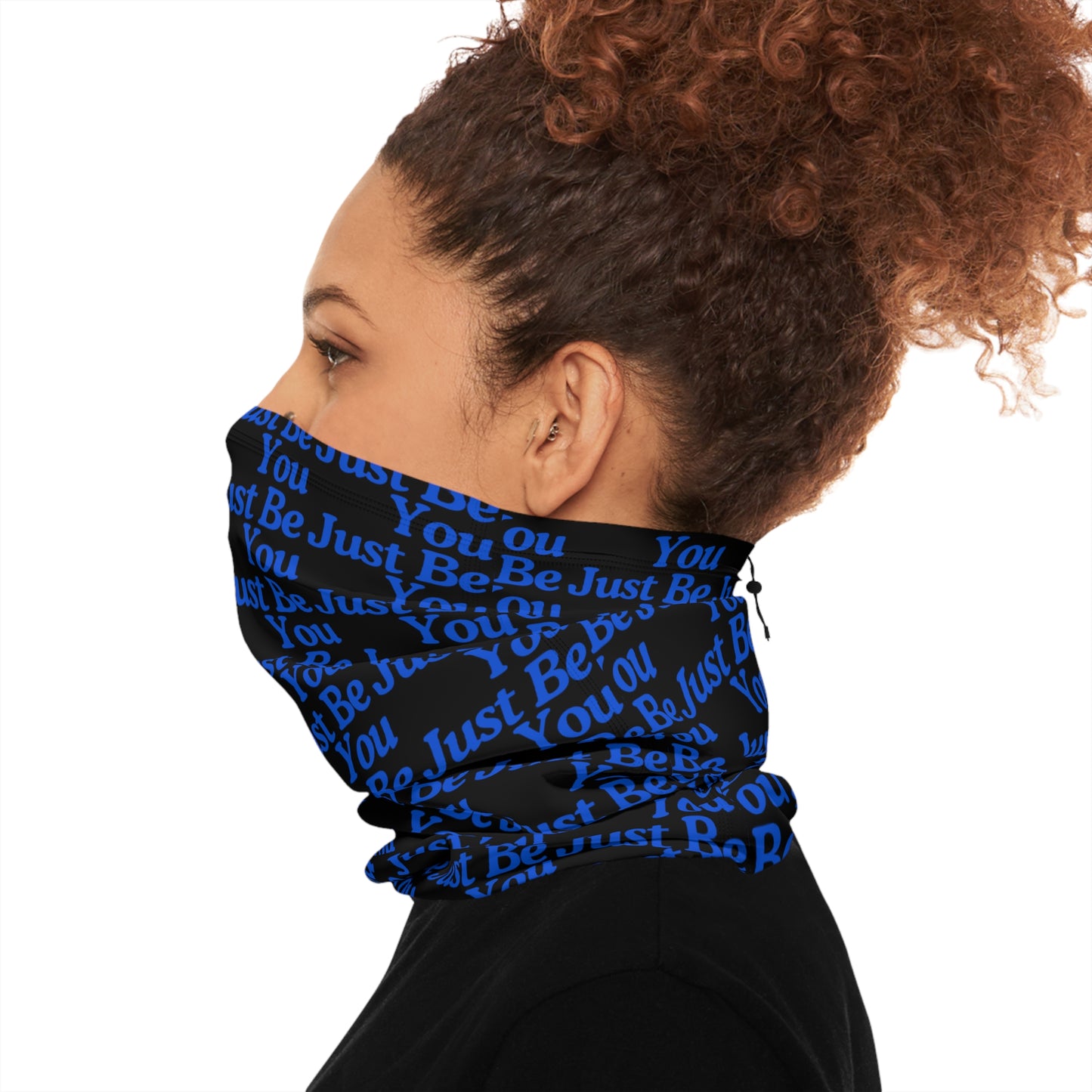 Inspirational Winter Neck Gaiter - 'Be Just You' Design