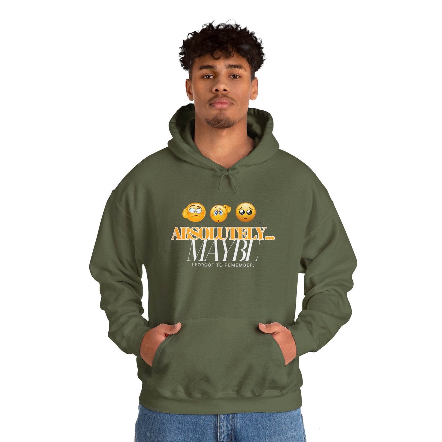 Absolutely Emoticon Unisex Heavy Blend™ Hooded Sweatshirt