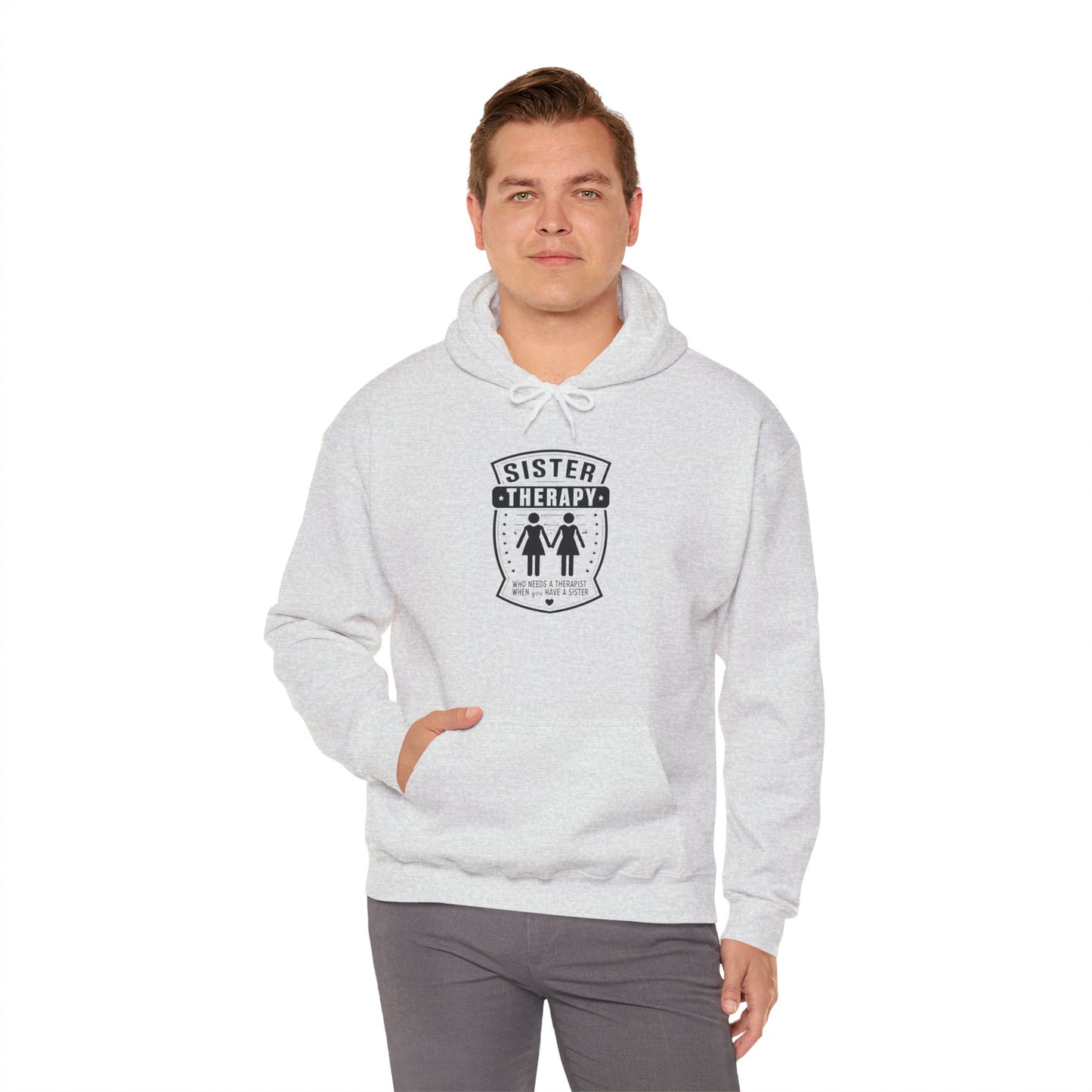 Sister Therapy Hoodie - Unisex Heavy Blend™ Sweatshirt for Sisterhood & Connection