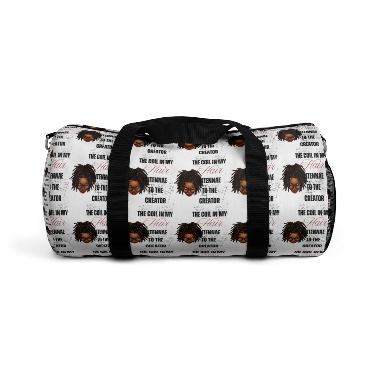 Stylish Natural Hair Duffel Bag - Perfect for Travel & Gym
