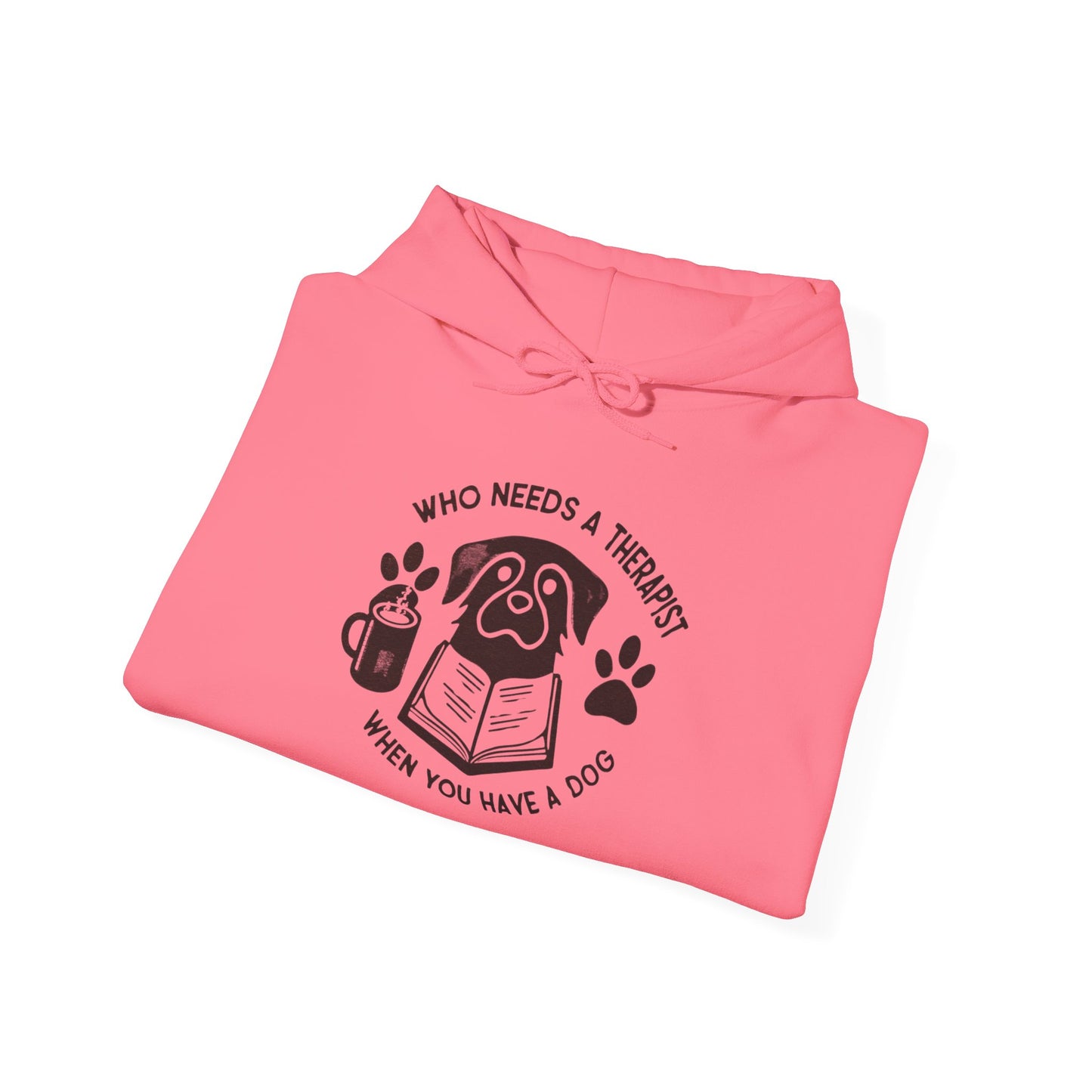 Who Needs a Therapist? Dog Lover Hoodie - Unisex Heavy Blend Sweatshirt