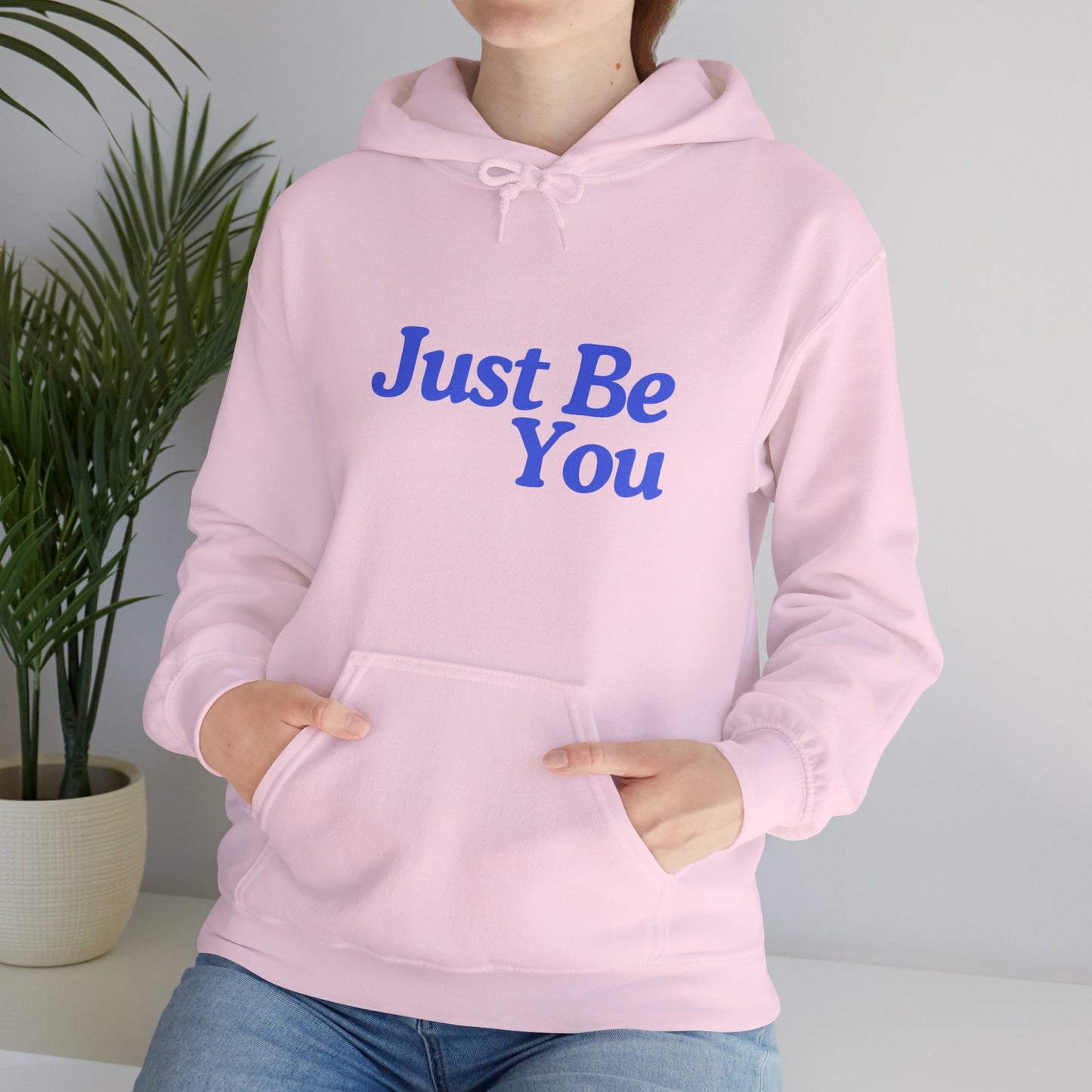 Just Be You Unisex Heavy Blend Hoodie - Inspirational Sweatshirt for Everyday Comfort