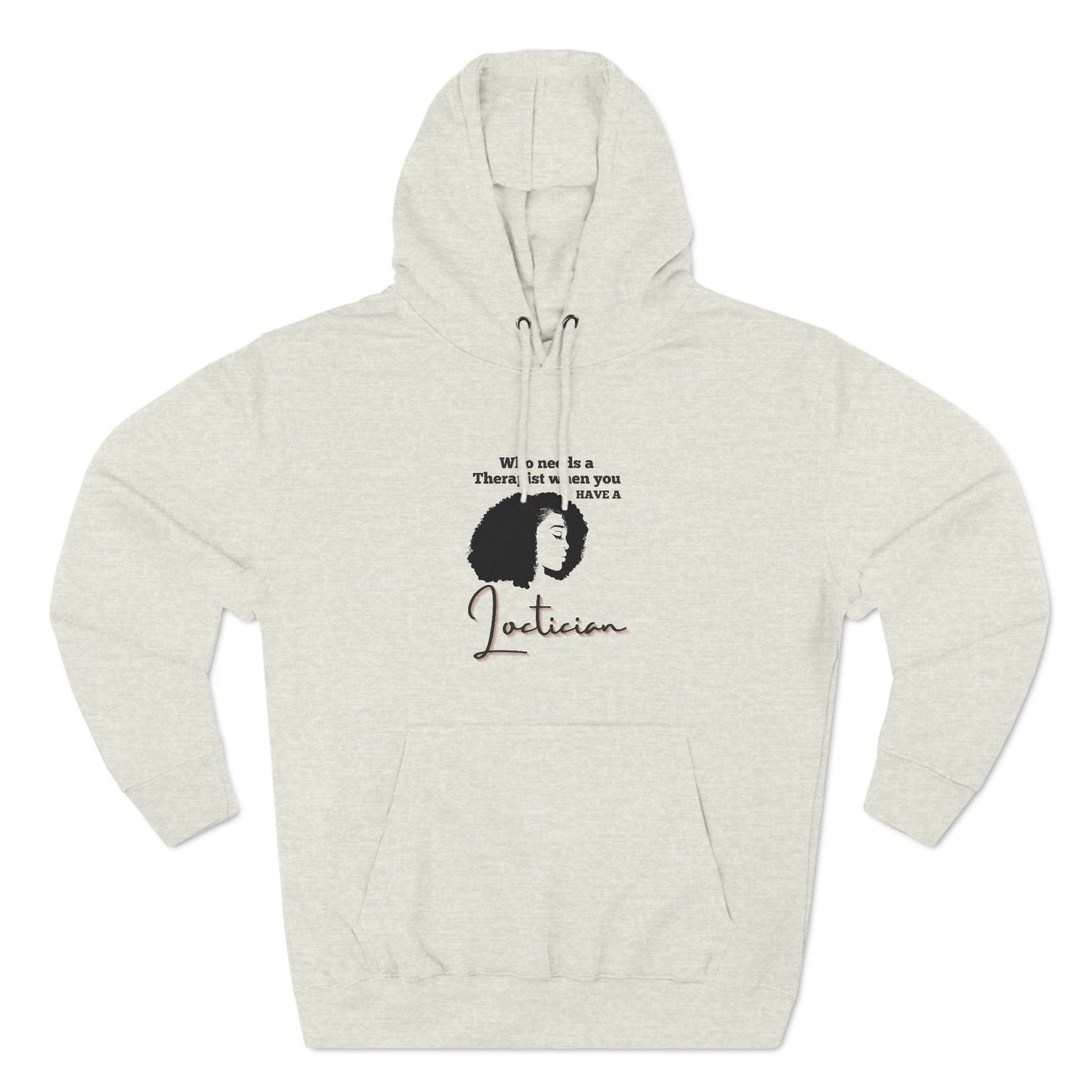 Stylish Therapist Fleece Hoodie - Empowering Quotes for Mental Health Awareness