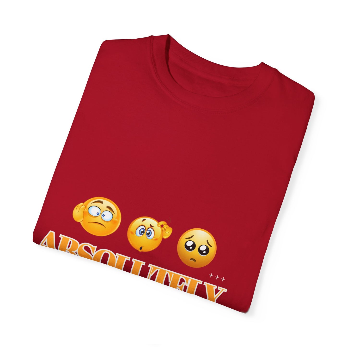 Funny Emoji Unisex T-Shirt - 'Absolutely Maybe' Design