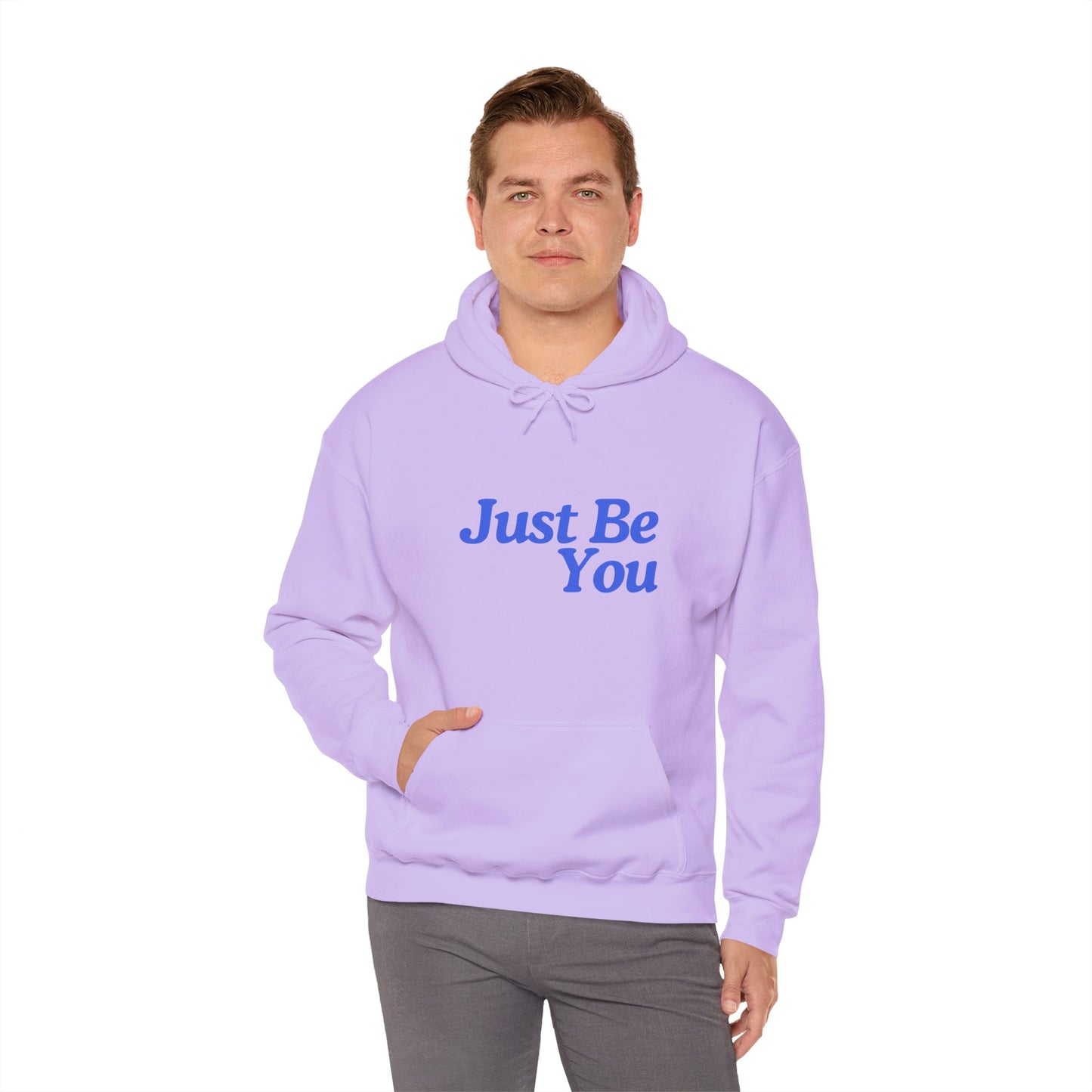 Just Be You Unisex Heavy Blend Hoodie - Inspirational Sweatshirt for Everyday Comfort