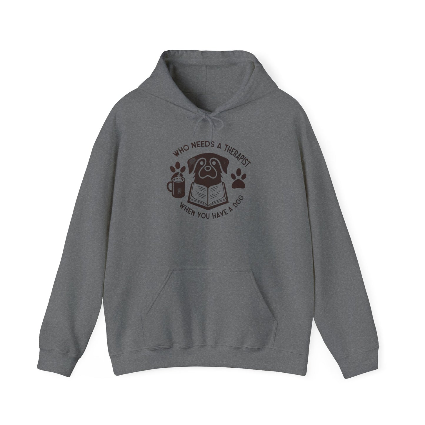 Who Needs a Therapist? Dog Lover Hoodie - Unisex Heavy Blend Sweatshirt