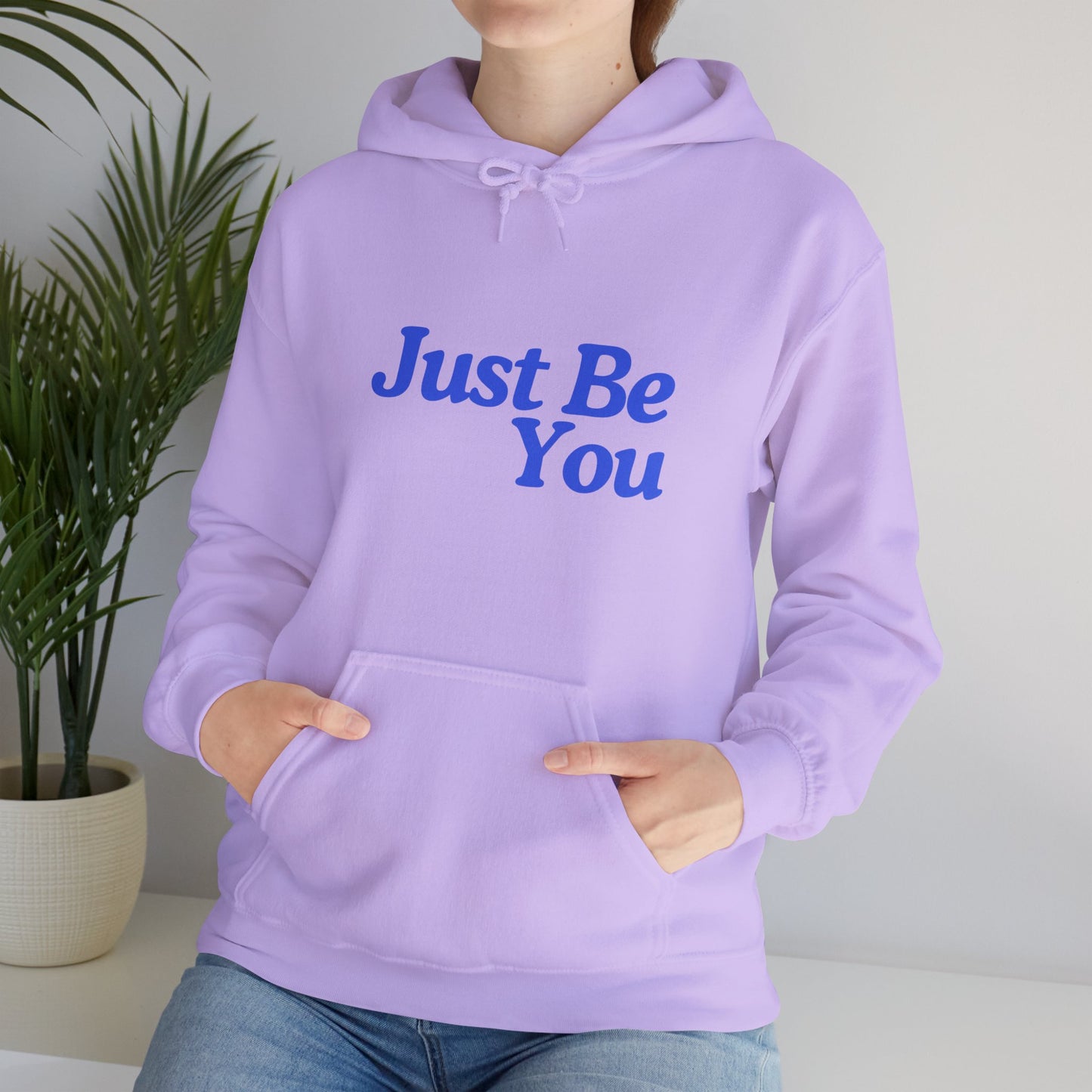 Just Be You Unisex Heavy Blend Hoodie - Inspirational Sweatshirt for Everyday Comfort