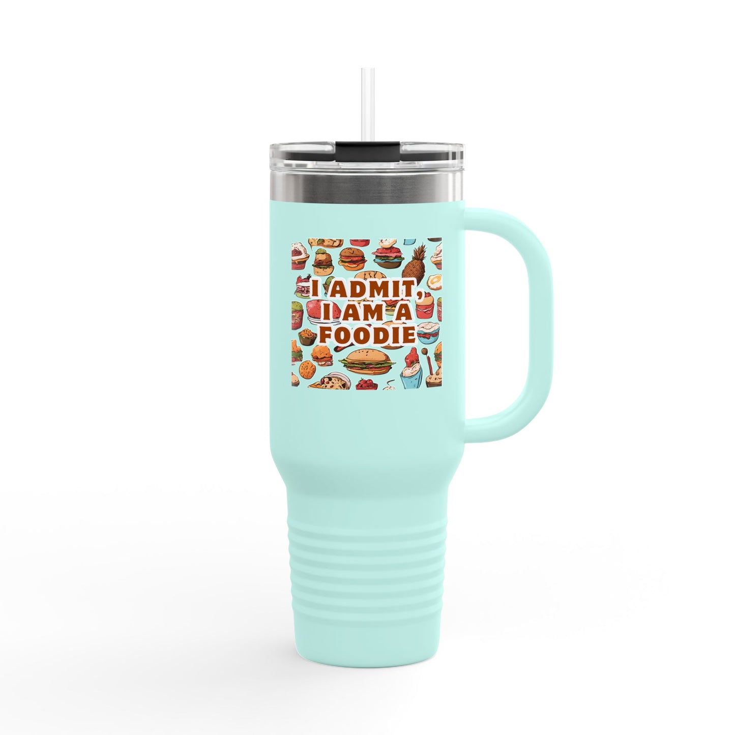 Foodie Insulated Travel Mug - 40oz with Fun Food Designs