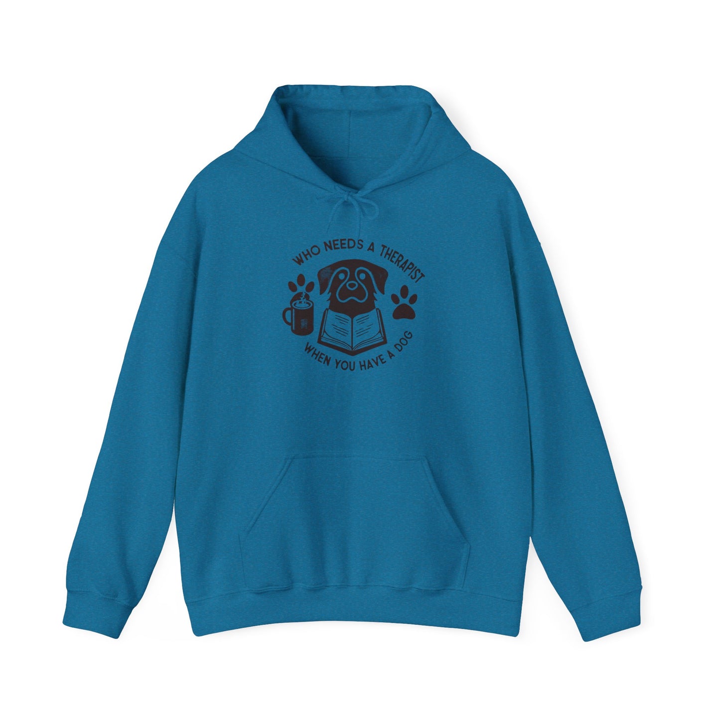 Who Needs a Therapist? Dog Lover Hoodie - Unisex Heavy Blend Sweatshirt
