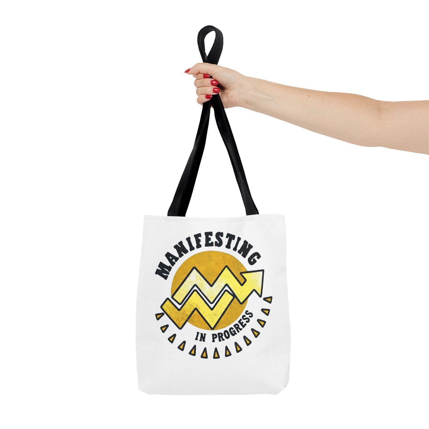 Manifesting in Progress Tote Bag – Eco-Friendly and Stylish Carry-All for Dreamers