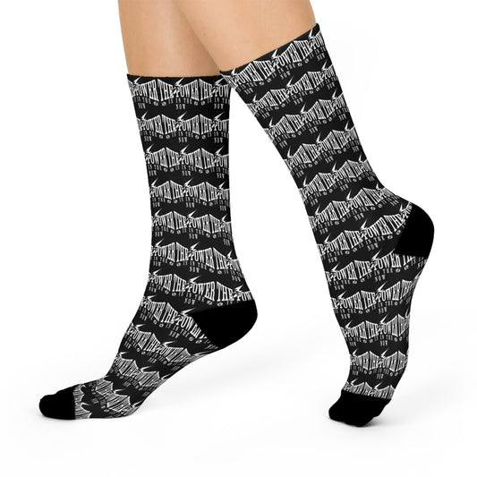 Empowering Cushioned Crew Socks - The Power Is Yours | Comfortable Daily Wear