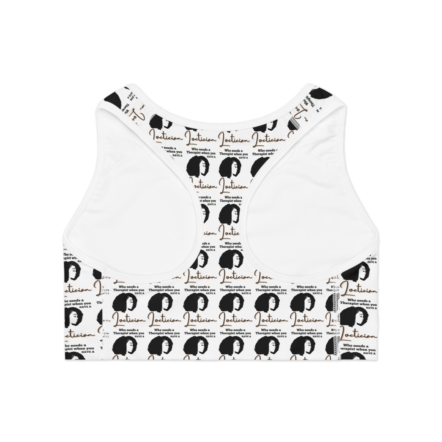 Empowerment Sports Bra with Inspirational Design