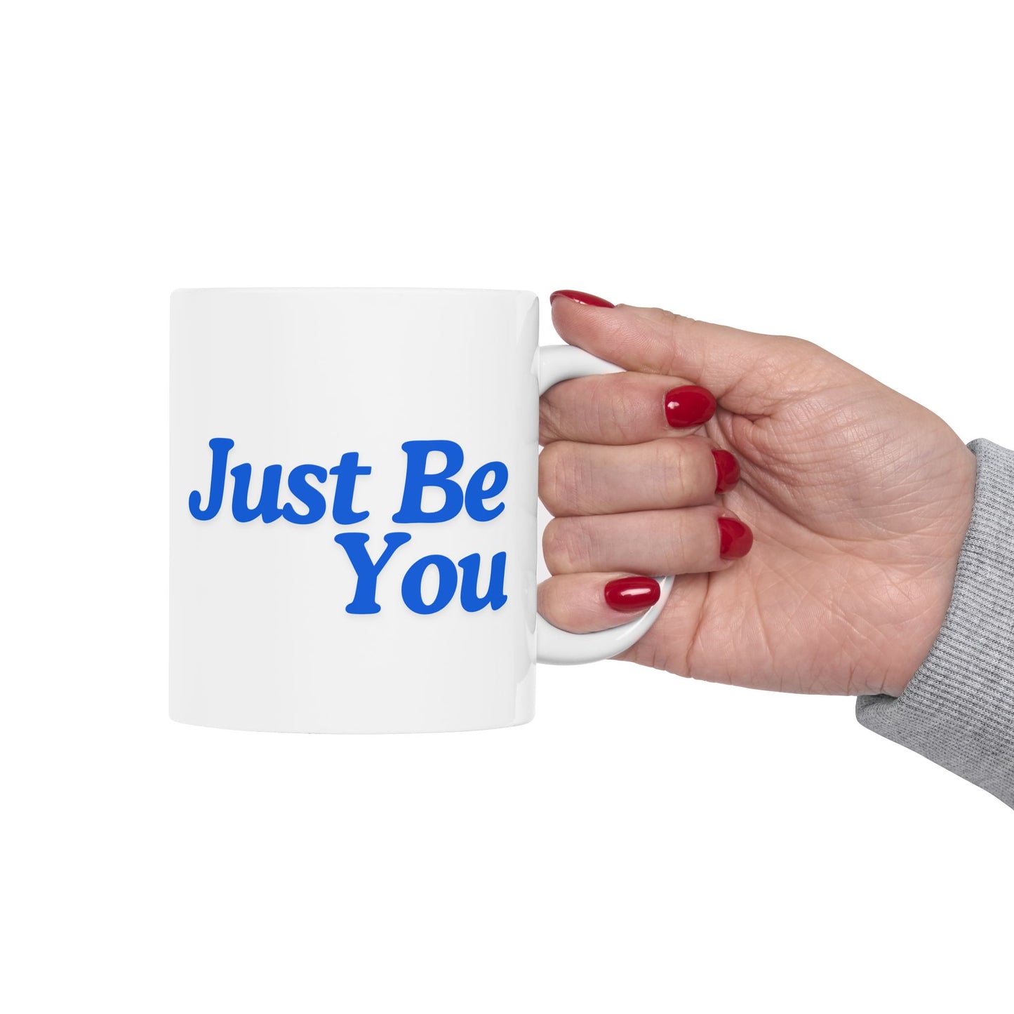 Motivational Ceramic Mug - "Just Be You" - Perfect for Coffee Lovers & Inspiration