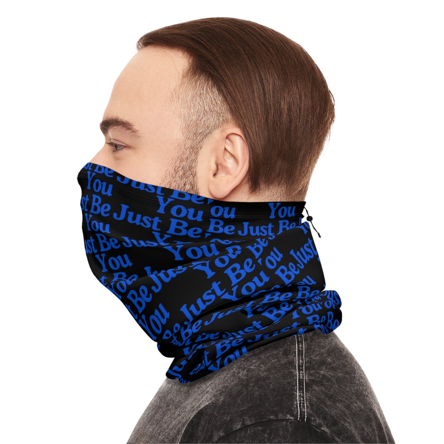 Inspirational Winter Neck Gaiter - 'Be Just You' Design