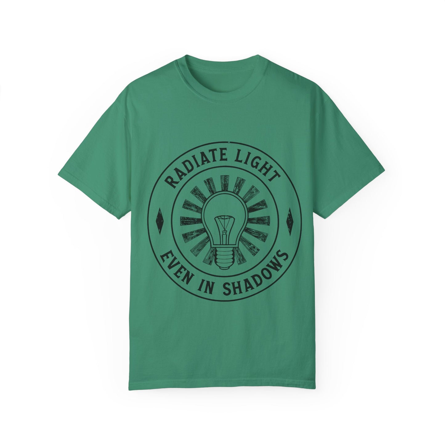 Radiate Light Unisex Garment-Dyed T-Shirt - Inspirational Graphic Tee