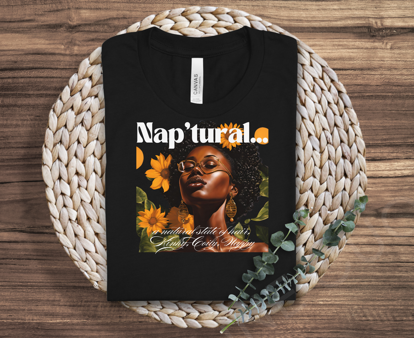 Nap'tural Floral Unisex T-Shirt - Celebrate Natural Beauty