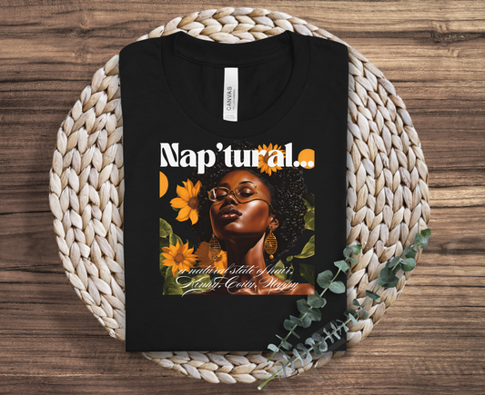 Nap'tural Floral Unisex T-Shirt - Celebrate Natural Beauty