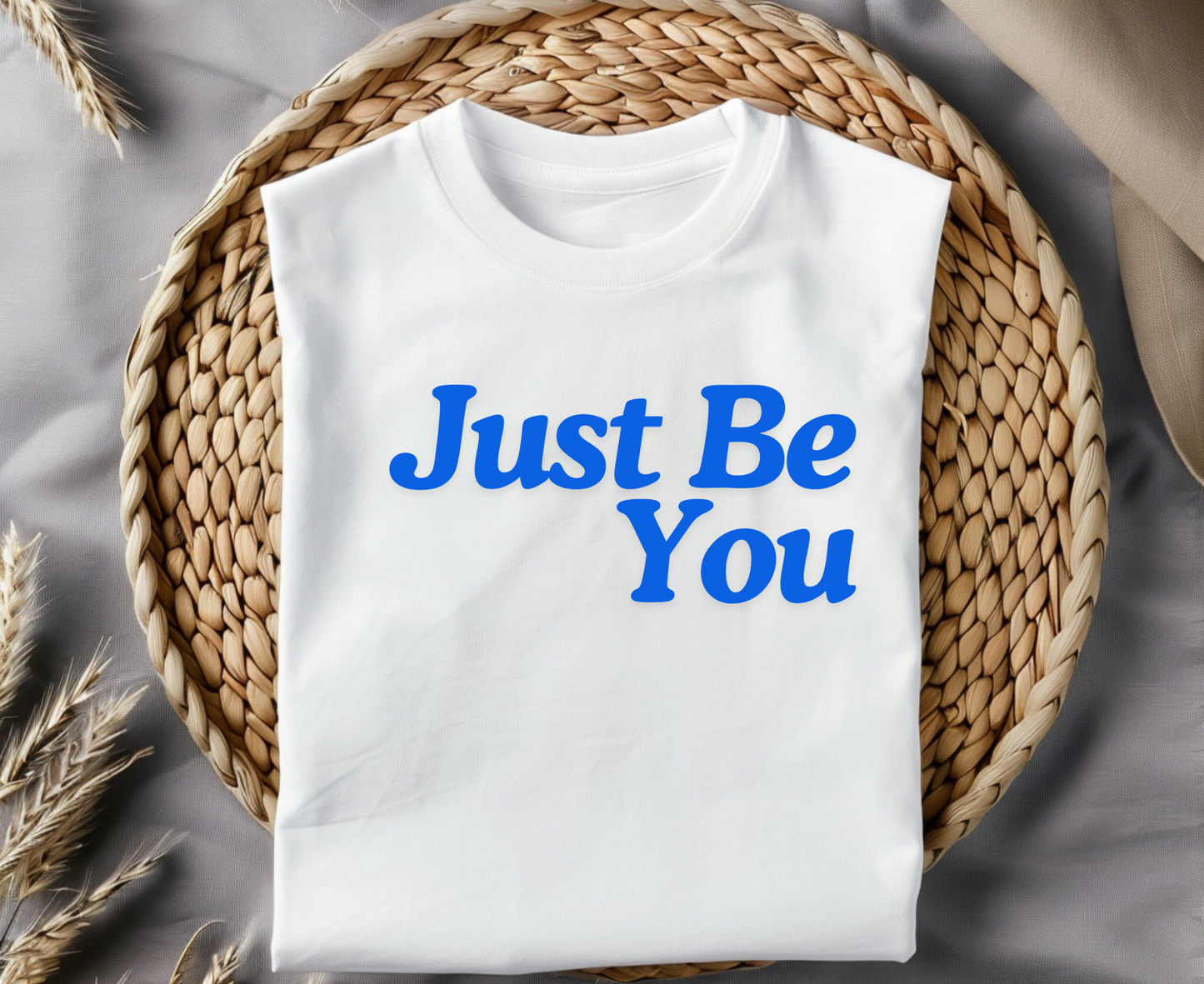 Motivational Unisex Garment-Dyed T-shirt - "Just Be You"