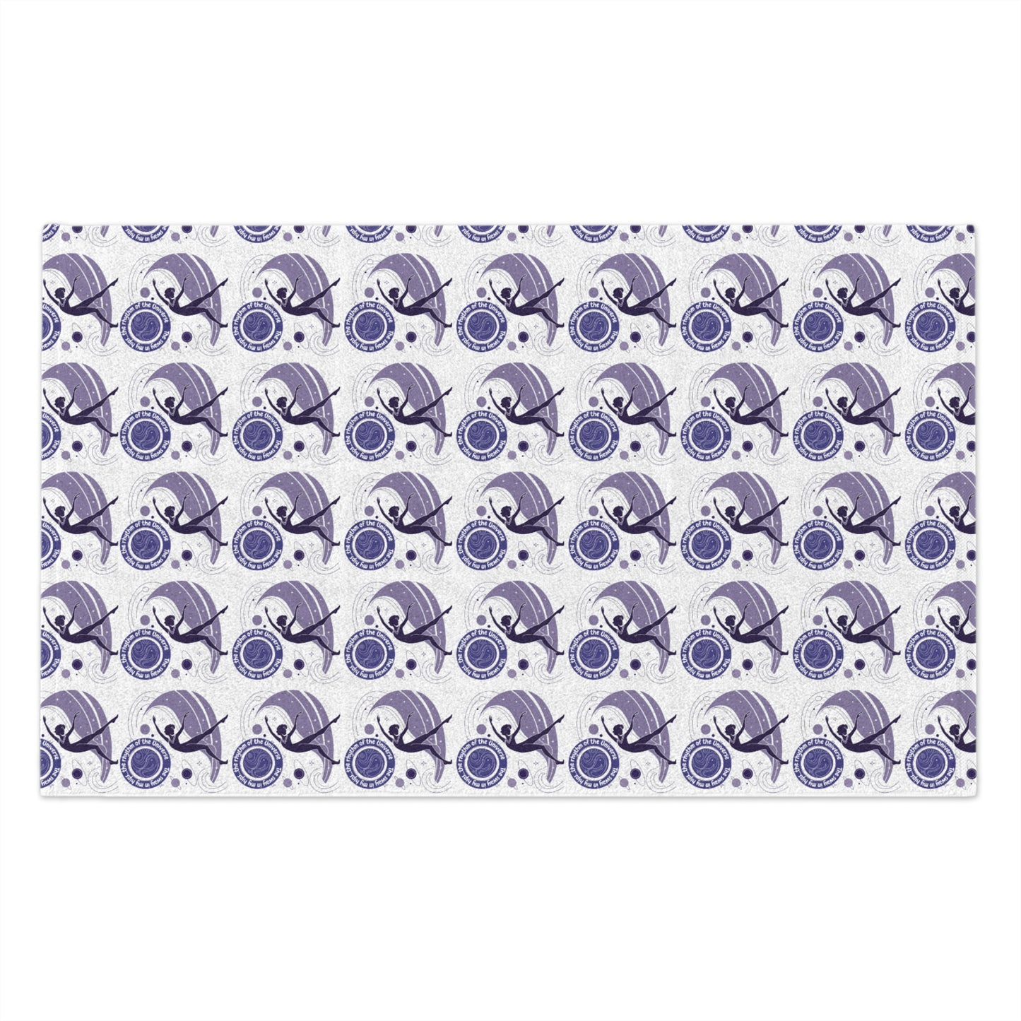 Stylish Rally Towel with Dance Motif - 11x18 Gym & Beach Accessory