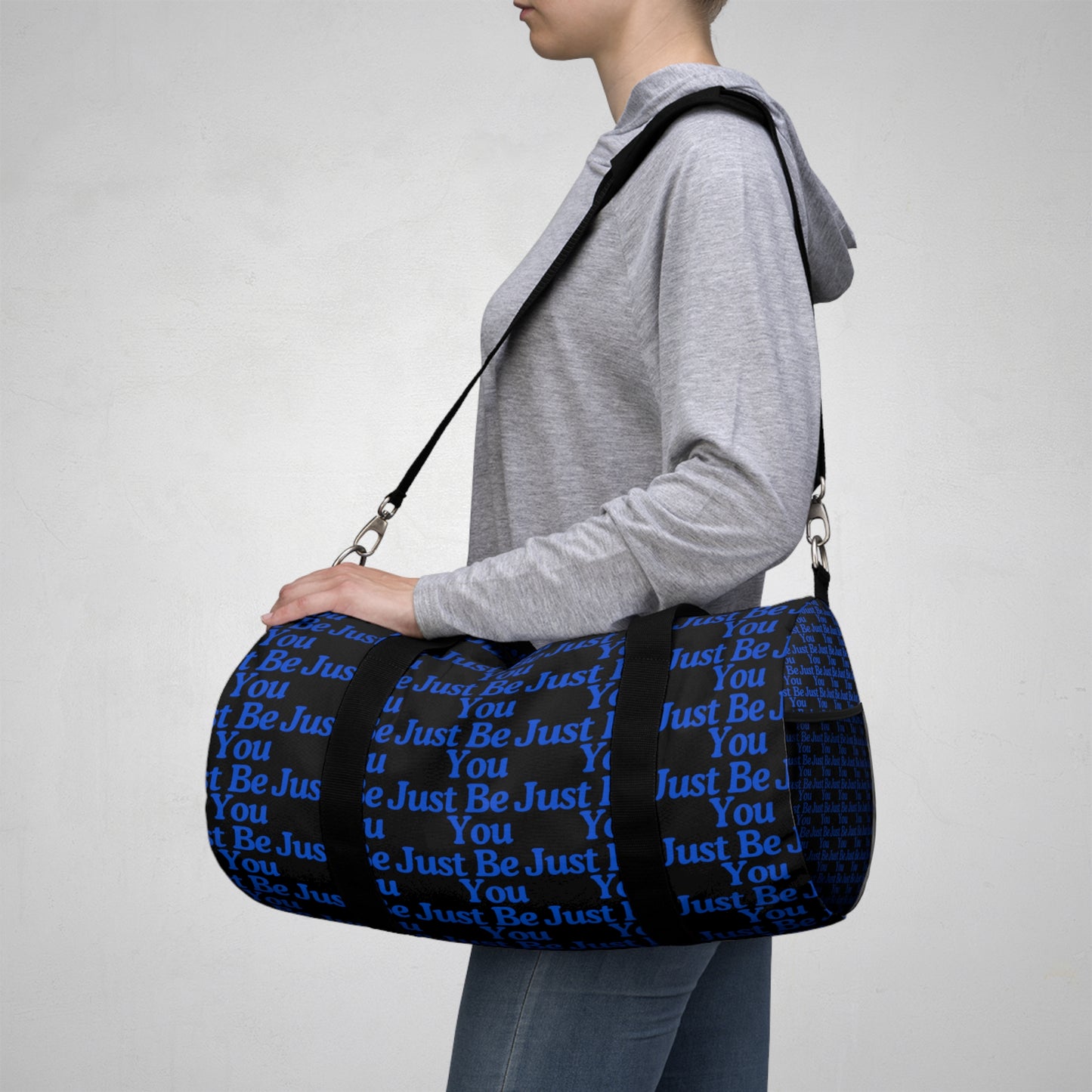 Motivational Duffel Bag - "Just Be You" Fitness Gear