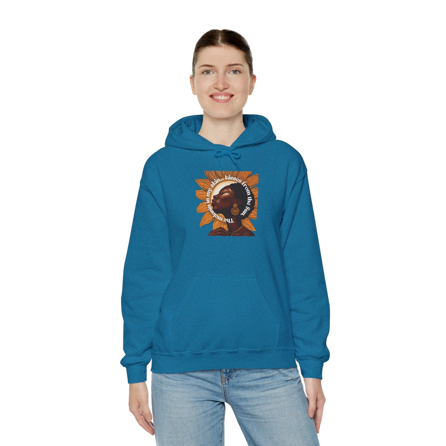 Inspirational Sunflower Hoodie for Empowerment and Self-Love