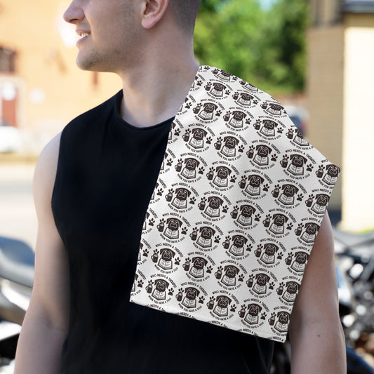 Paw Print Rally Towel – Perfect for Pet Lovers & Game Day
