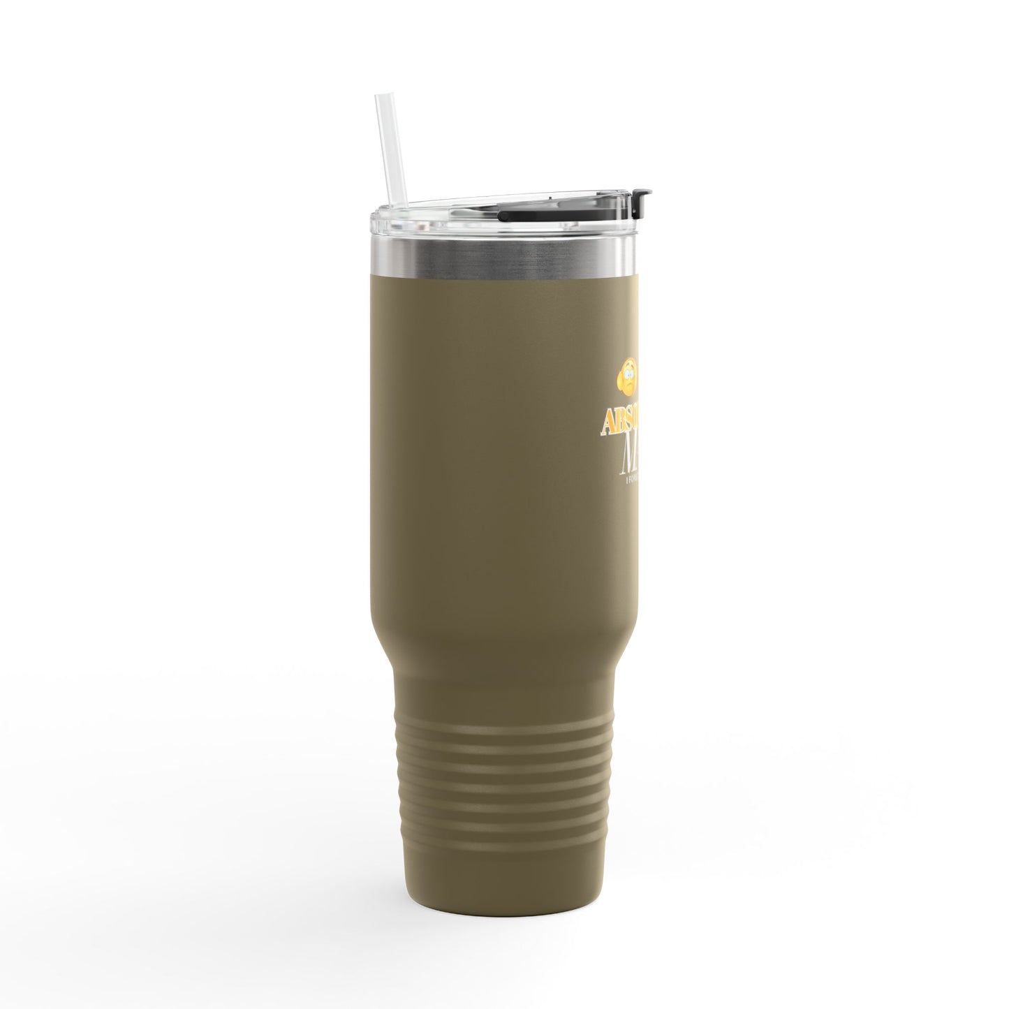 Stylish Insulated Travel Mug with Fun Emoji Design - 40oz