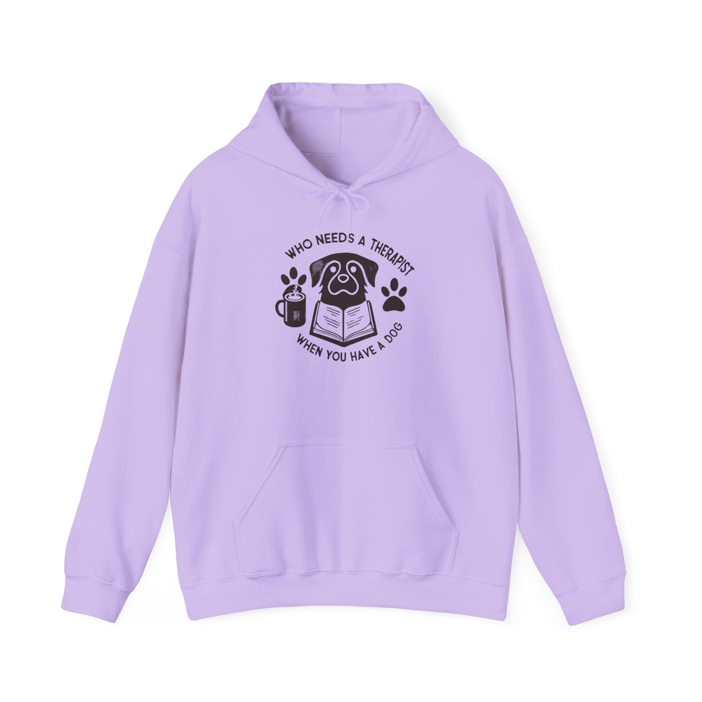 Who Needs a Therapist? Dog Lover Hoodie - Unisex Heavy Blend Sweatshirt