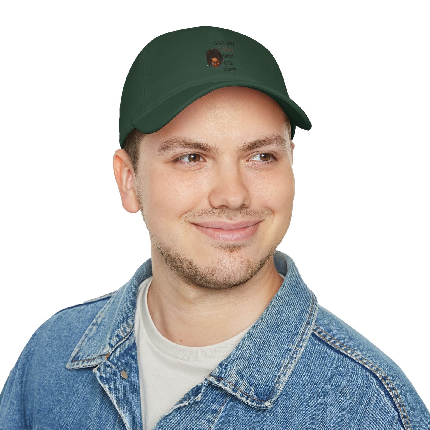 Red Low Profile Baseball Cap - 'The Coil In My Teenage Mind' Design