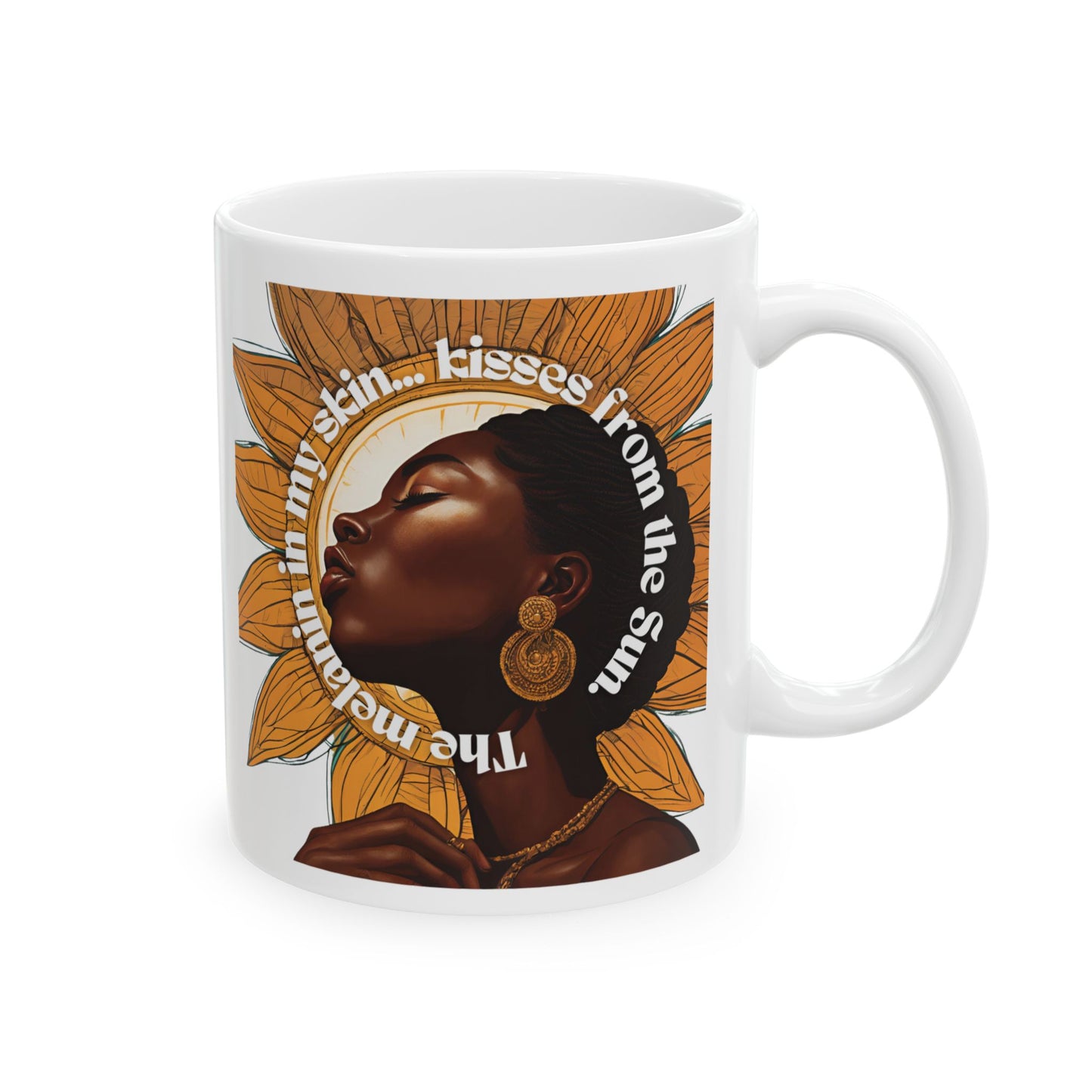 Empowering Sunflower Ceramic Mug - 11oz & 15oz