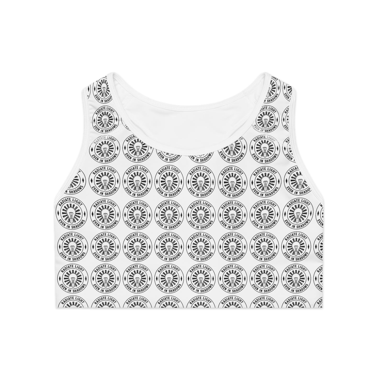 Chic Logo Sports Bra - Stylish Activewear for Fitness Enthusiasts