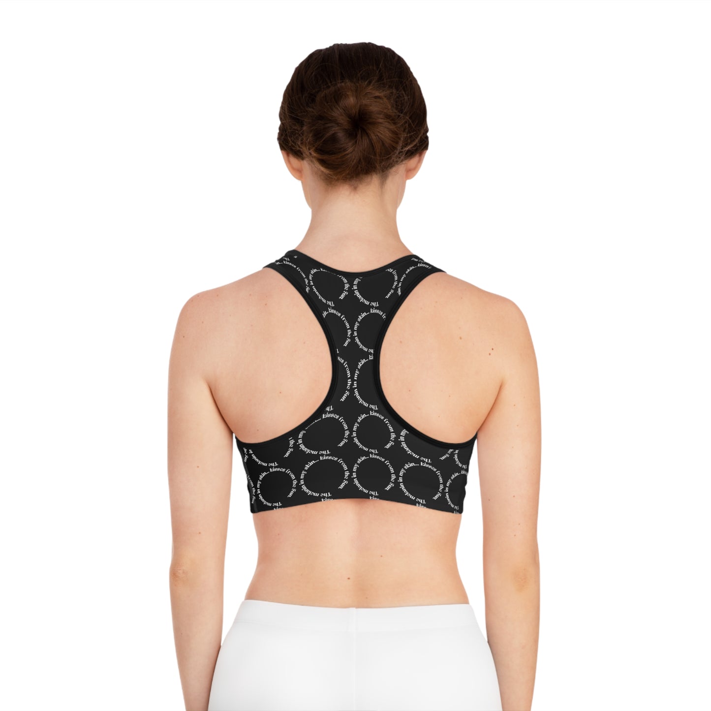 Cultural Pattern Sports Bra - Stylish Comfort for Active Women