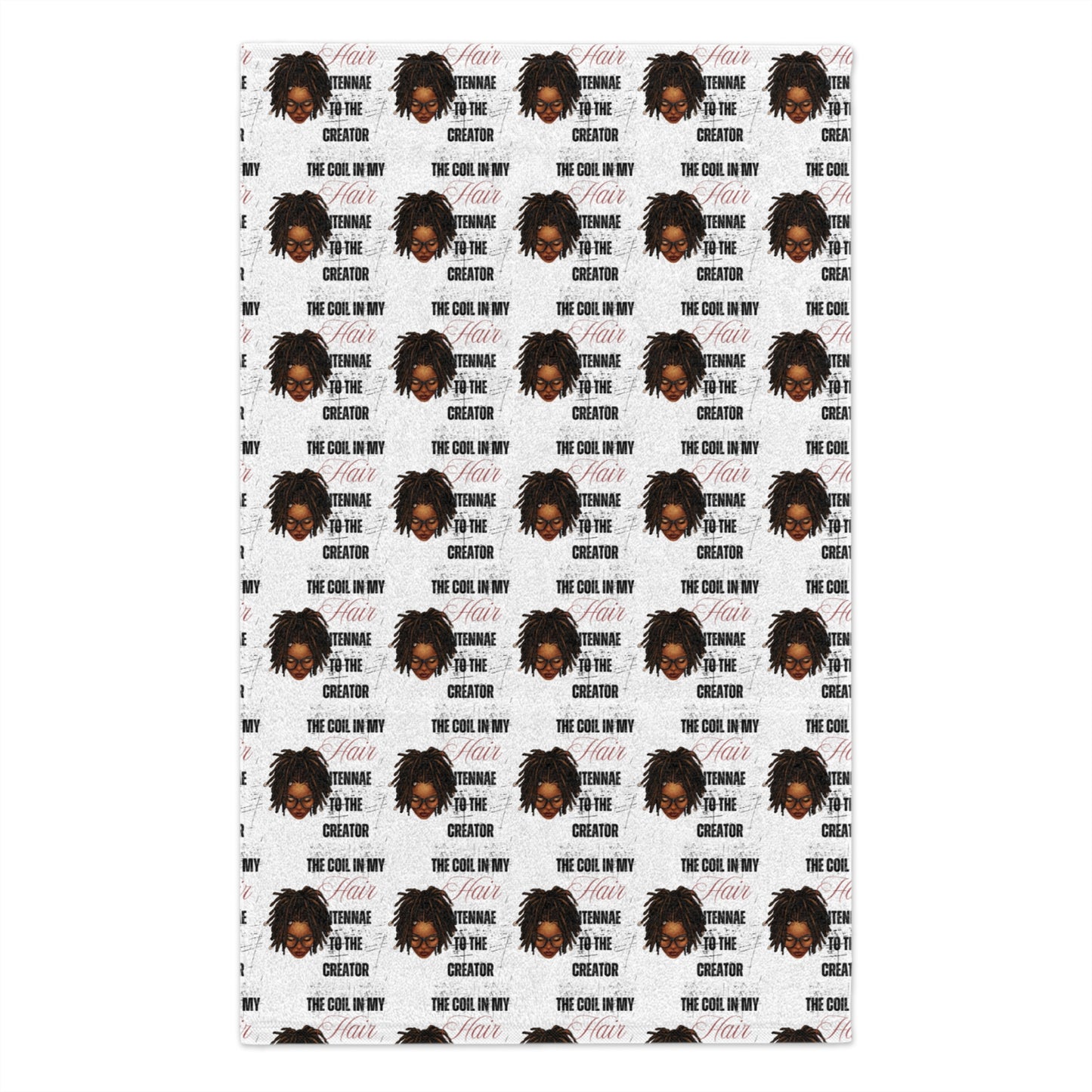 Inspirational Hair Rally Towel - 11x18, Motivational Design for Hair Enthusiasts