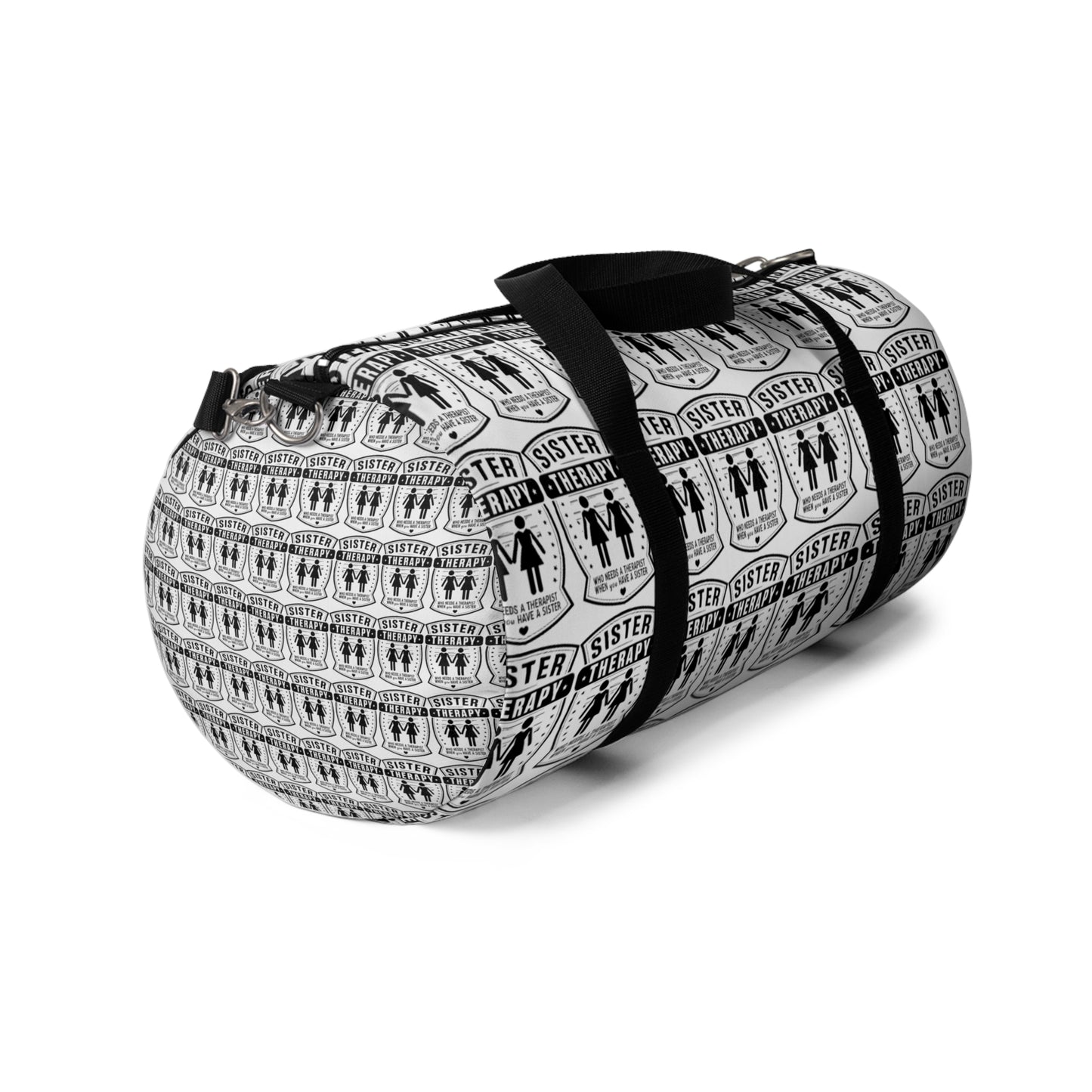 Sister Therapy Duffel Bag - Perfect for Workout, Travel, and Self-Care