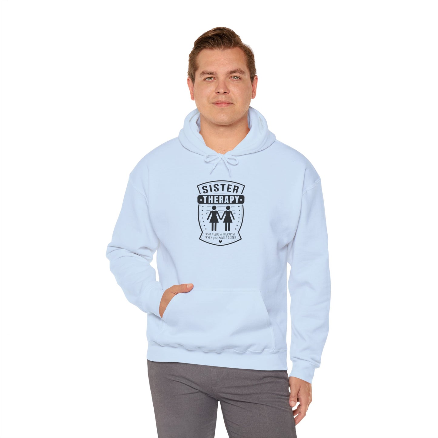 Sister Therapy Hoodie - Unisex Heavy Blend™ Sweatshirt for Sisterhood & Connection